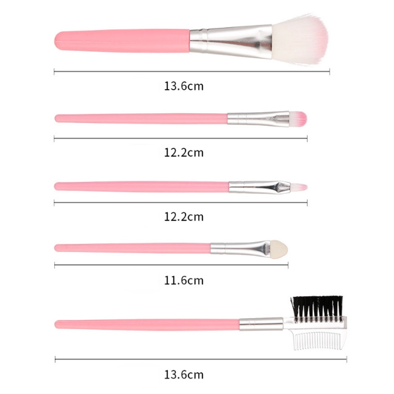 Product image KAHASIL - Kuas Brush Make Up Kosmetik Alat Kecantikan Lembut Tebal 5in1 KH004 all variant all variant
